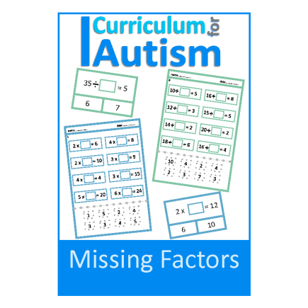 Missing Factors Times Tables Facts
